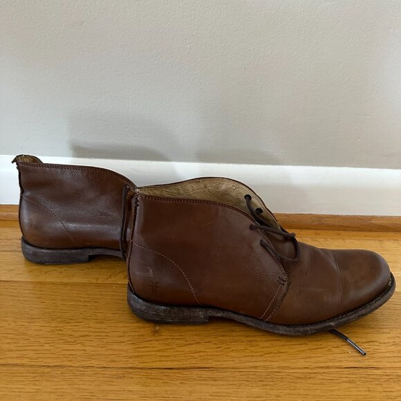 Frye Phillip Chukka Boots - Brown Leather - Men\'s Size 7.5 main image 4